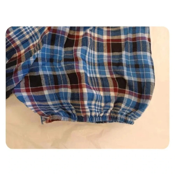 Wild Fable Cropped Plaid Short Sleeve  Top Size XXL - Picture 6 of 10